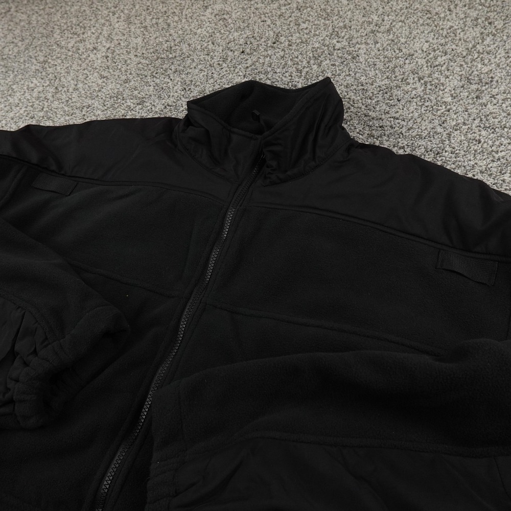 NEW 5.11 Jacket Mens 2XL Black Fleece Full Zip Tactical Military Coat Softshell